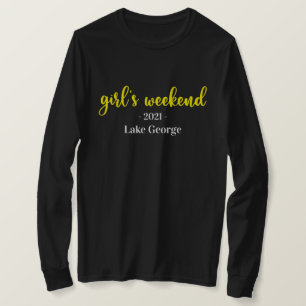 Script Girl's Weekend Location and Year T-Shirt