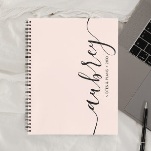 Script Handwriting Calligraphy Notebook