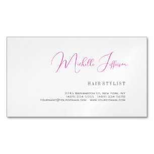 Script Handwriting Trendy Business Profile Card