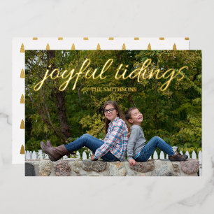 Script Handwritten Joyful Tidings Photo