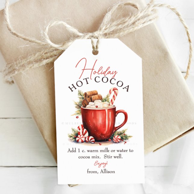 Script Holiday Cocoa Gift Tags (Creator Uploaded)