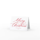 Script Merry Christmas Red