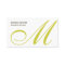 Script Monogram Business Card (Lime)