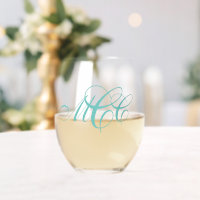 Script Monogram Three Initial