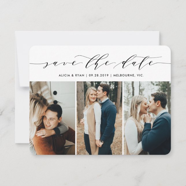Script multiple photos save the date (Front)