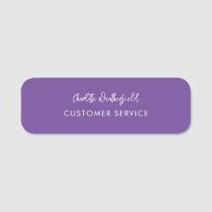 Script Name Business Employee Custom Any Colour Tag
