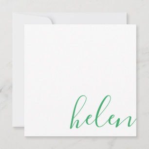 Script Name Card