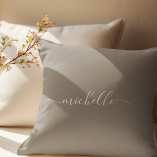 Script Name Cushion