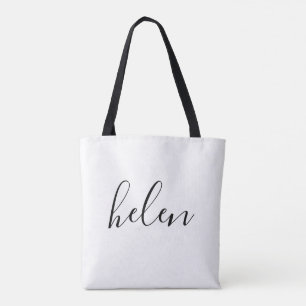 Script Name Custom Personalised Gift Tote Bag