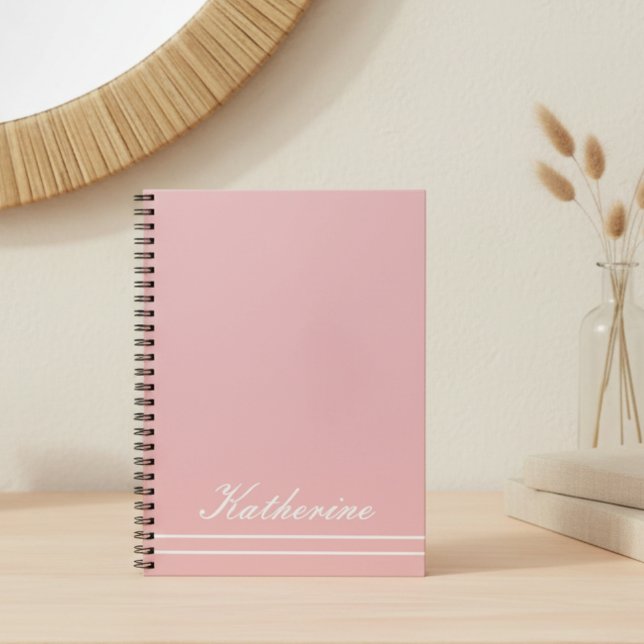 Script Name Minimalist Pink Notebook (Creator Uploaded)