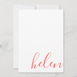 Script Name Note Card
