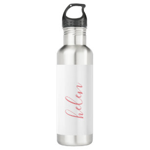 Script Name Personalised Gift Custom Pink 710 Ml Water Bottle