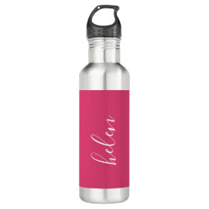 Script Name Personalised Gift Custom Pink 710 Ml Water Bottle