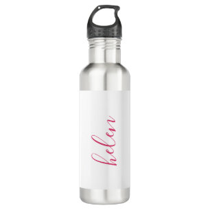 Script Name Personalised Gift Custom Pink 710 Ml Water Bottle