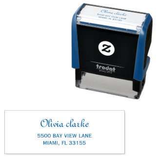 Script Name Self-inking Stamp