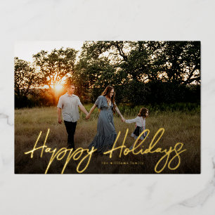 Script Overlay Holiday Photo