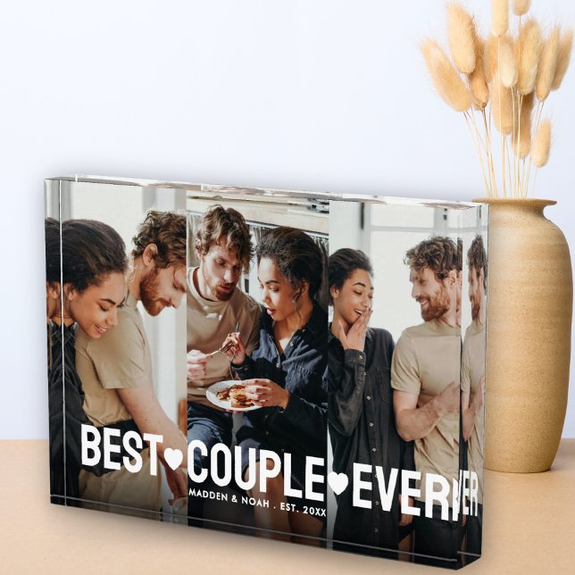 Script Overlay Personalised Best Couple Ever  Photo Block (Creator Uploaded)