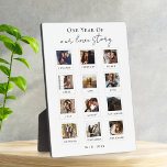 Script Personalised Couples Photo Love Story Plaque<br><div class="desc">Script Personalised Couples Photo Love Story plaque</div>