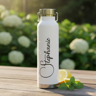 Script Personalised Name Water Bottle