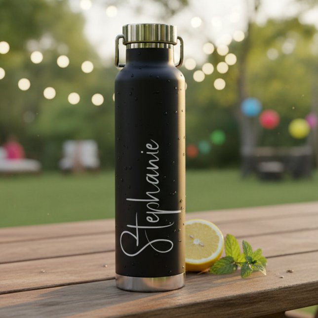 Script Personalised Name  Water Bottle (Creator Uploaded)