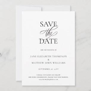 Script & Photo Wedding Christian Save the Date