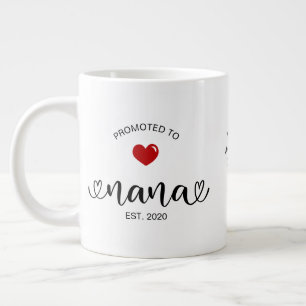 Script Promoted To Nana Large Coffee Mug