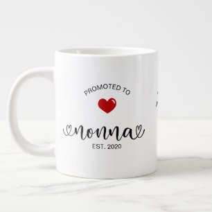 Script Promoted To Nonna Large Coffee Mug