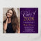 Script Purple 2025 Photo Graduation Party Gold