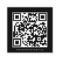 Script QR Code Wedding White Black RSVP Enclosure