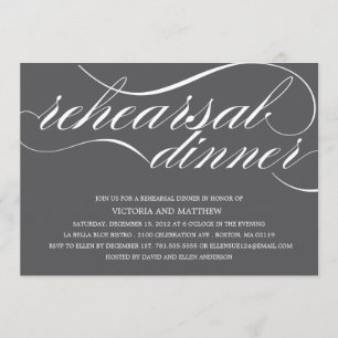 SCRIPT   REHEARSAL DINNER INVITATION