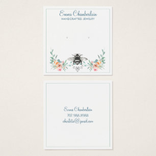 Script Signature Personalised Bee Floral