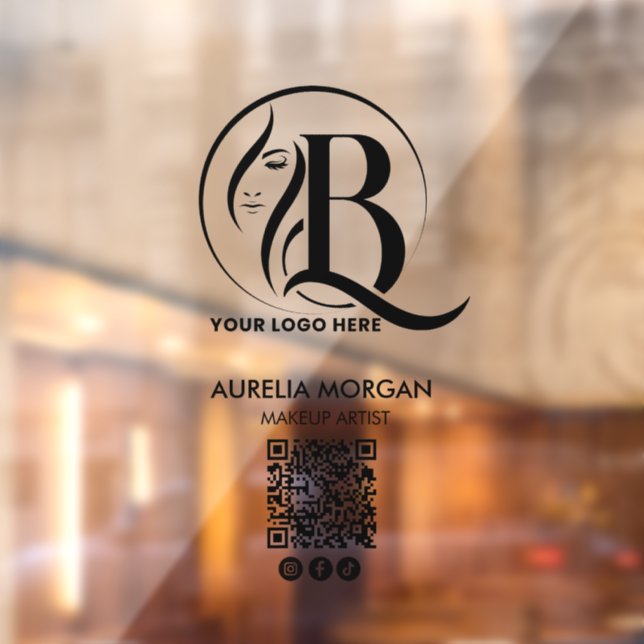 Script Social Icon QR Code Logo makeup Artist (Sheet 2)