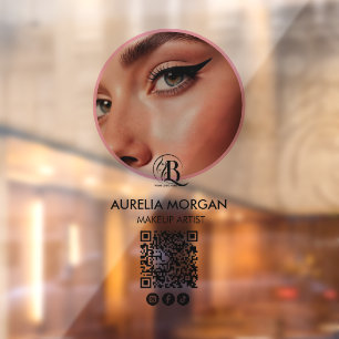 Script Social Icon QR Code Photo makeup Artist