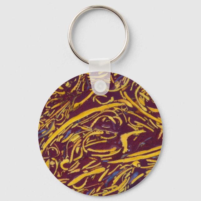 Script Stone Key Ring (Front)