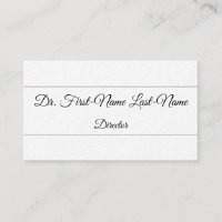 Script Text Director Profile Card