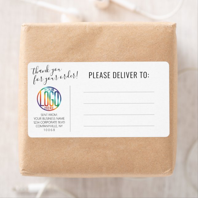 Script Thank You Business Logo White Shipping (Insitu)