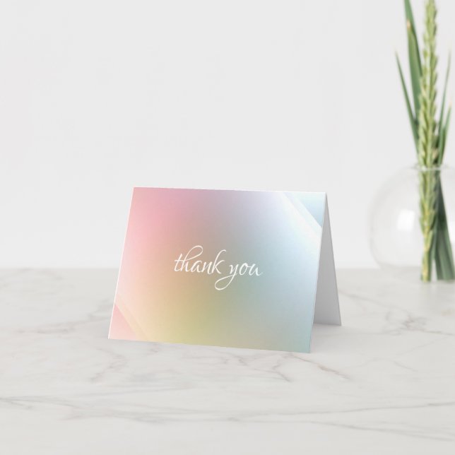 Script Thank You Modern Abstract Colourful Templat (Front)