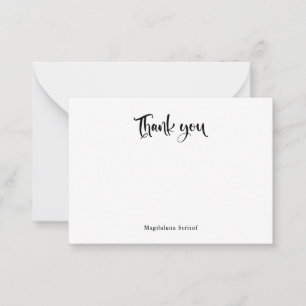 Script Thank you Note Cards