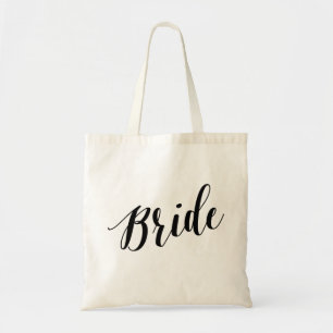 Script Tote   Bride Bag