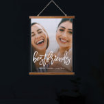 Script Typography Bestfriends Photo Hanging Tapestry<br><div class="desc">Script Typography Bestfriends Photo Hanging Tapestry</div>