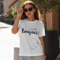 Script Typography - Bonjour