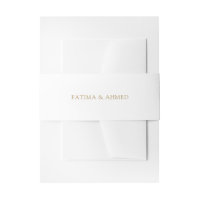 Script White Gold Islamic Muslim Wedding