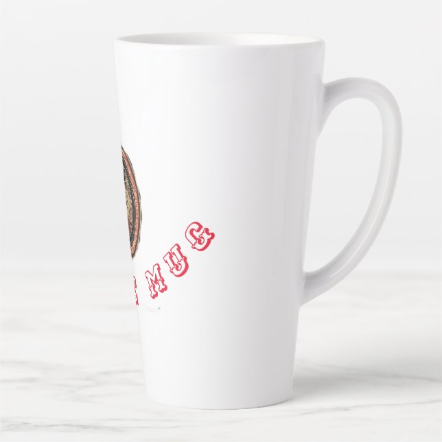 Scripted Elegance: Font-Adorned Mug Design" (Right)