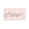 Scripted Love Foil Return Address