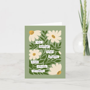 Scriptural Encouragement Card for Her Bible Verse