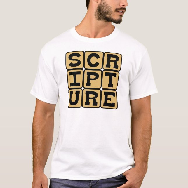 Scripture, Biblical Study T-Shirt (Front)