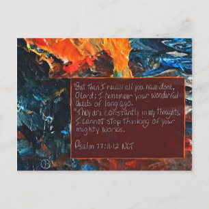 Scripture Card Psalm 77:11-12