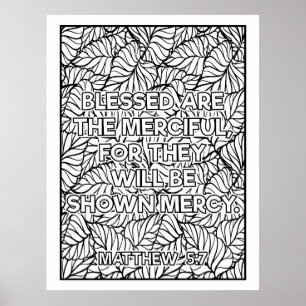 Scripture Colour Me Pretty Poster
