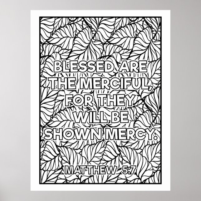 Scripture Colour Me Pretty  Poster (Front)