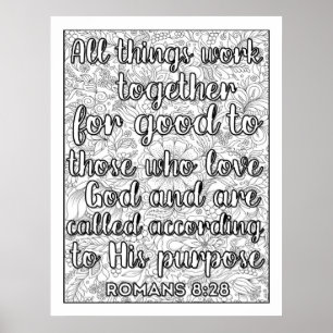 Scripture Colour Me Pretty  Poster